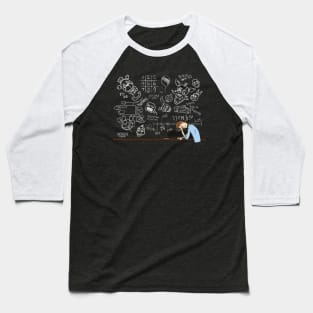 chalkboard bob Baseball T-Shirt